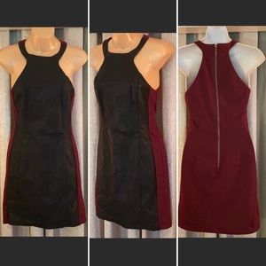 Luca Couture Body Con Halter Dress Fitted